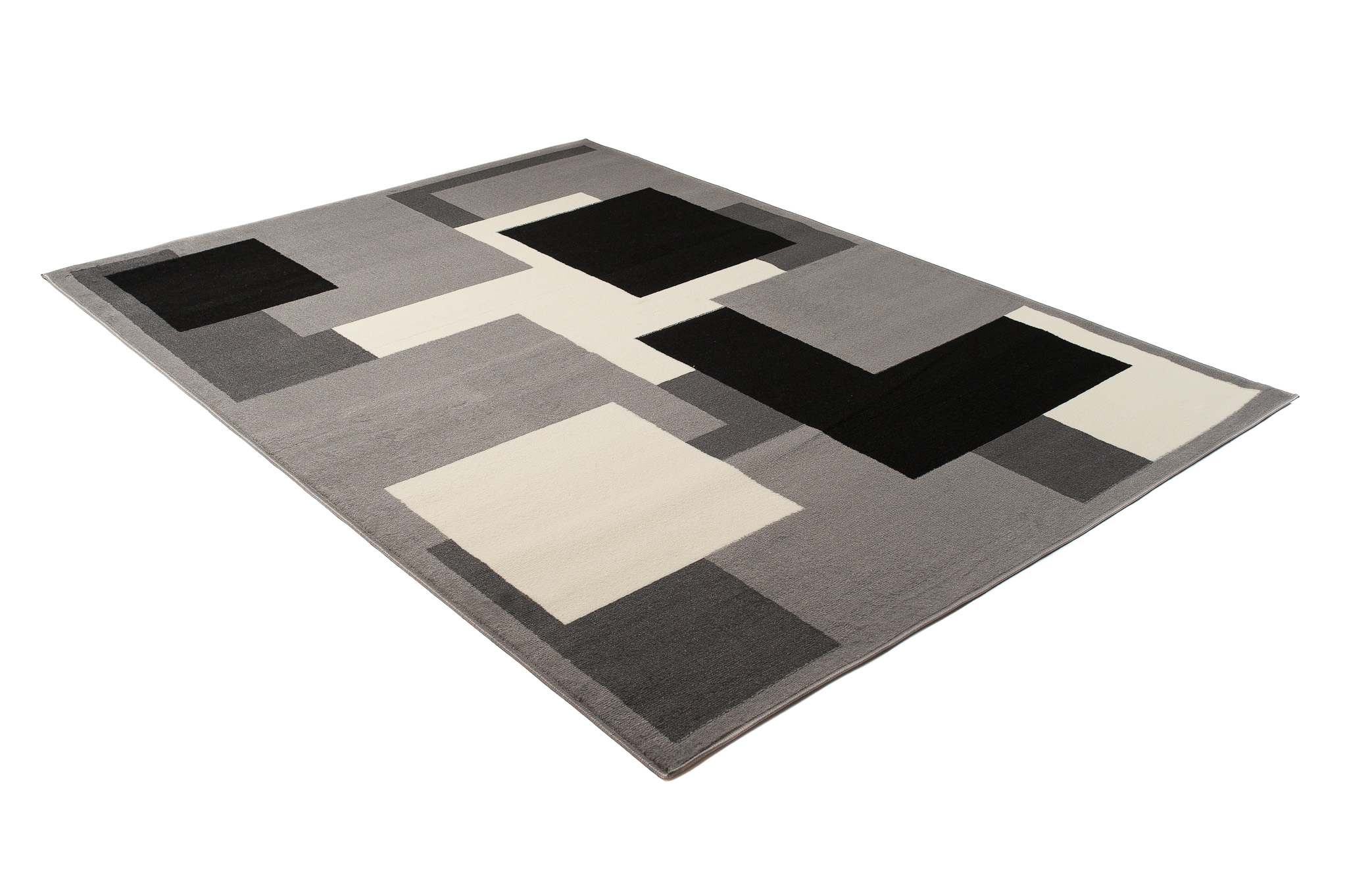 Teppich Dream Grau Geometrisch Quadrate