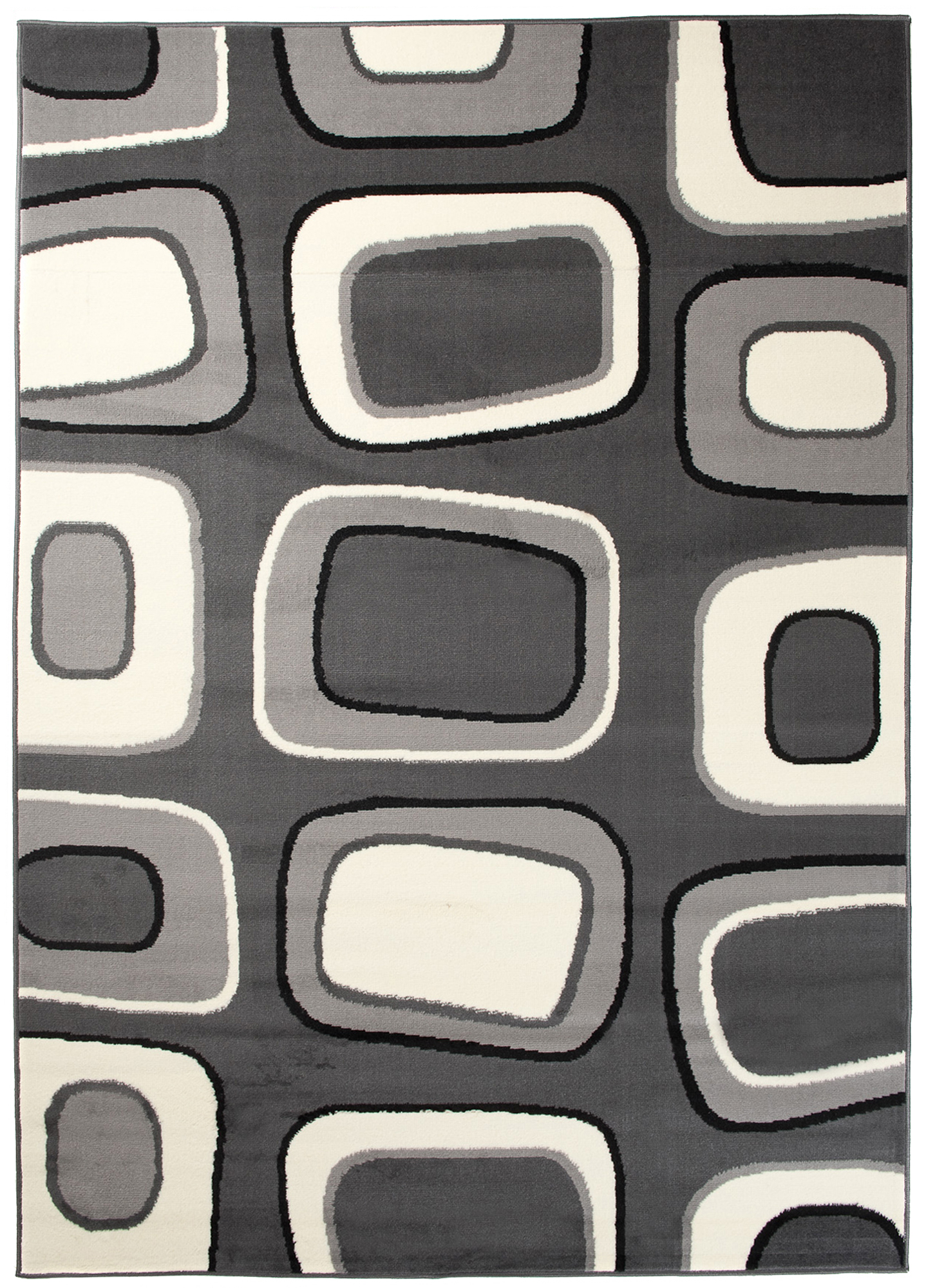 Teppich Dream Grau Creme Geometrisch Rechtecke