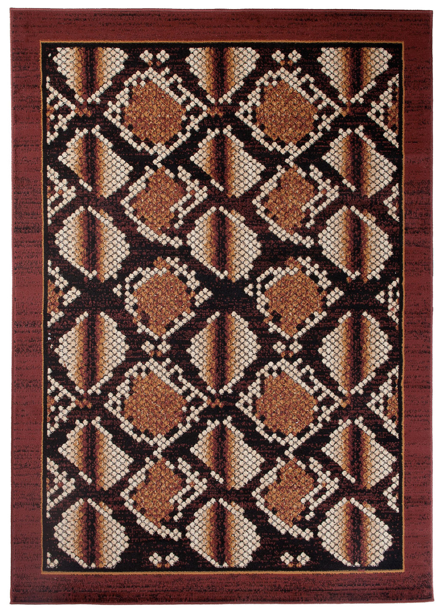 Teppich Dream Braun Schwarz Tiermotiv Schlange