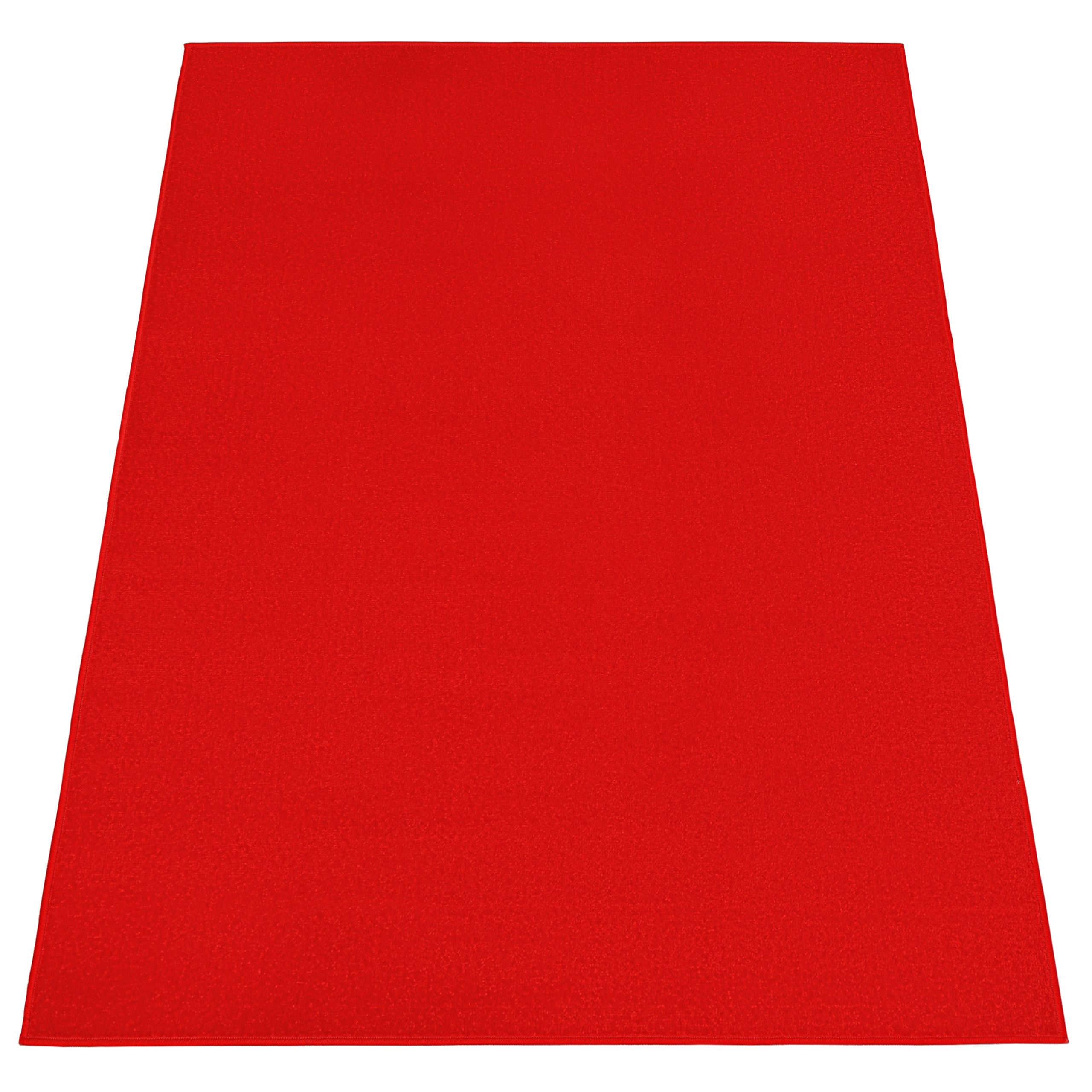 Teppich Mono Indoor Outdoor Rot