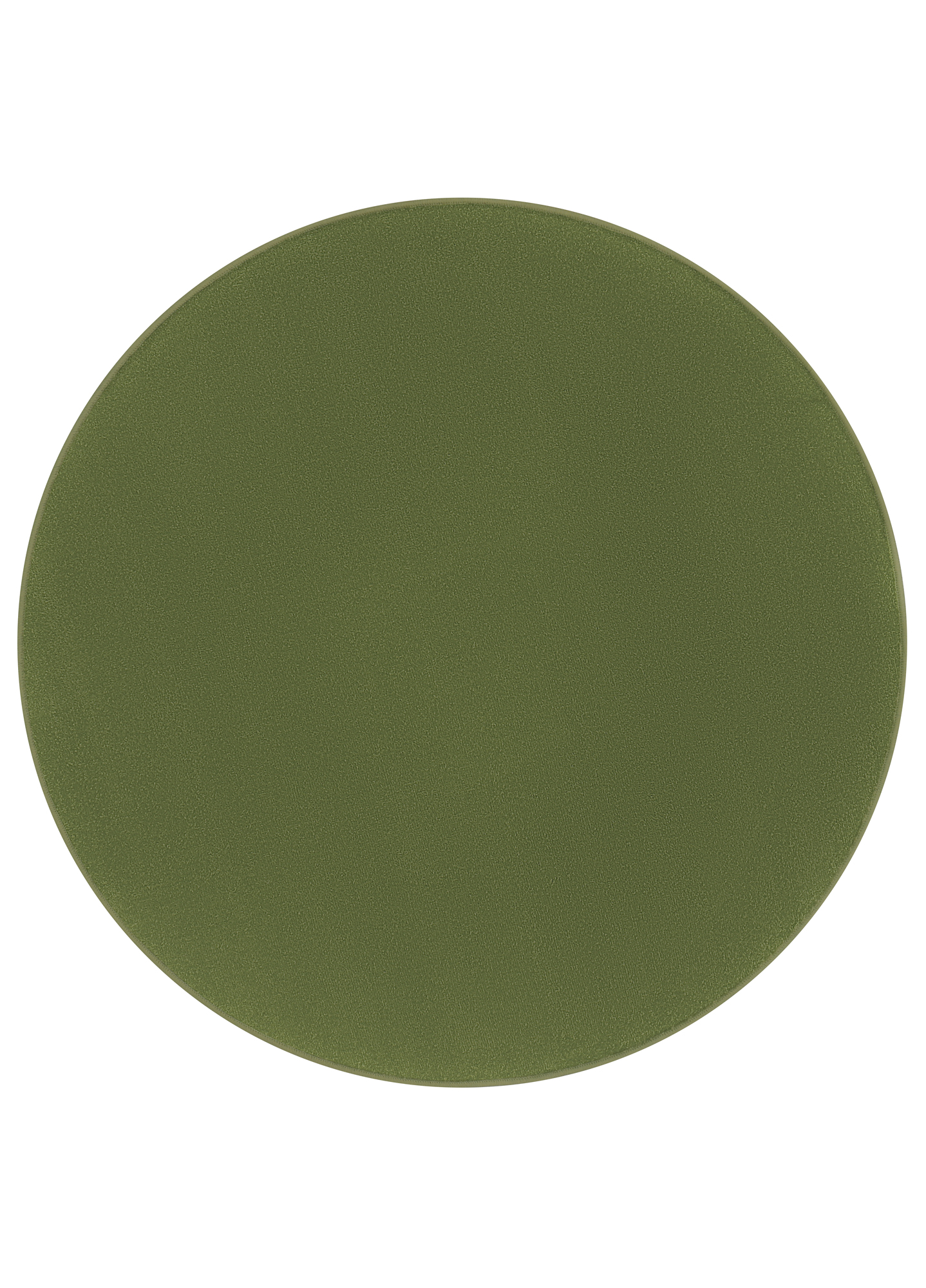 Teppich Mono Rund Indoor Outdoor Grün