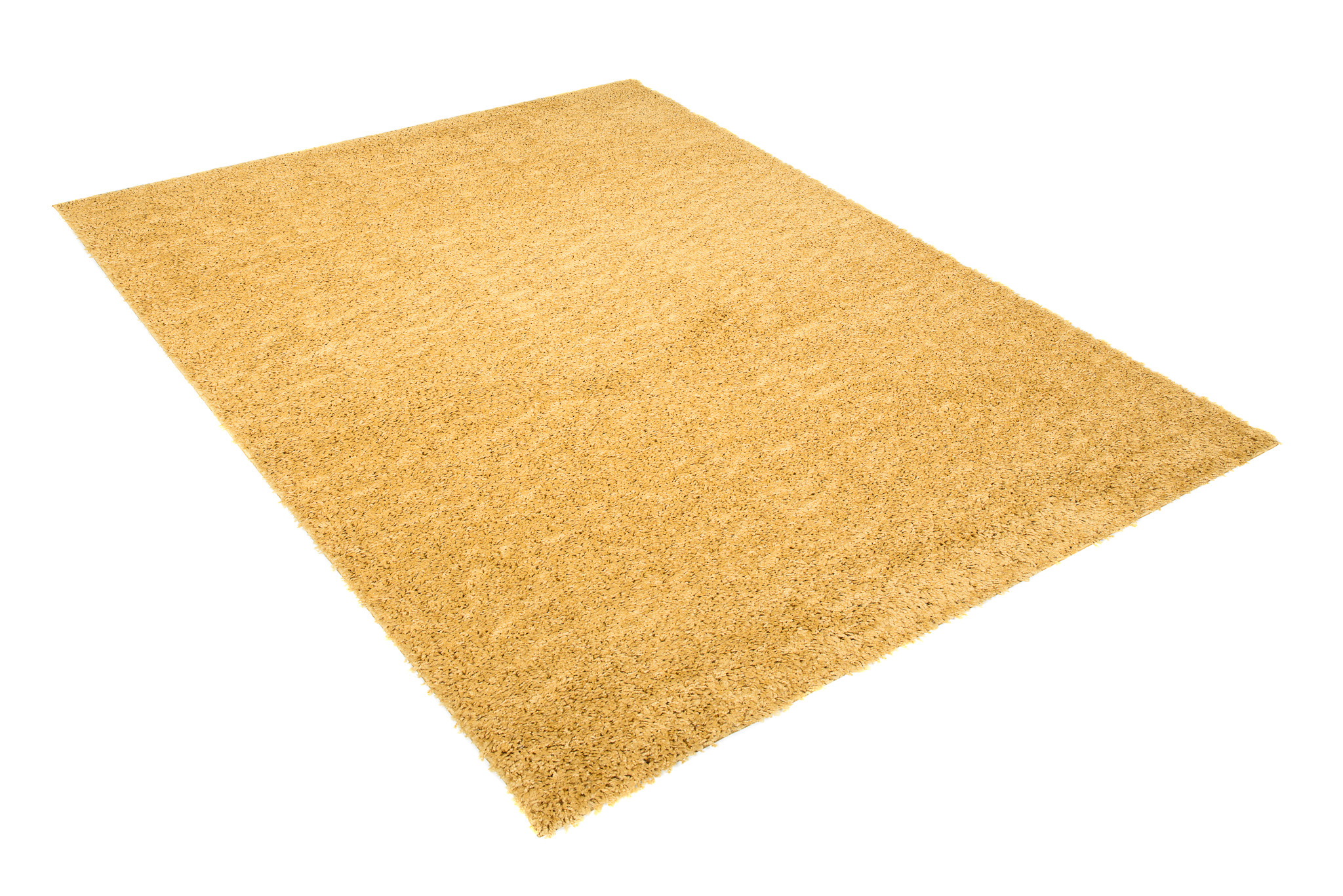Teppich Essence Shaggy Einfarbig Senf