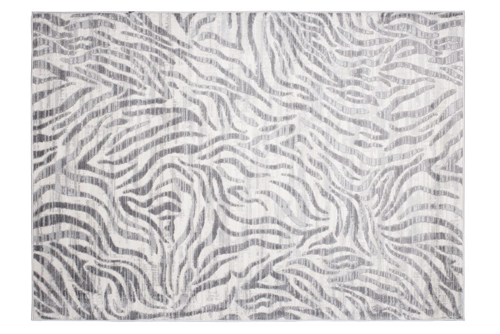 Teppich Valley Grau Abstrakt Zebra Streifen