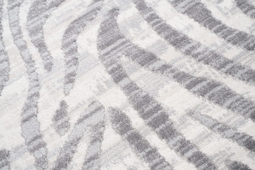 Teppich Valley Grau Abstrakt Zebra Streifen