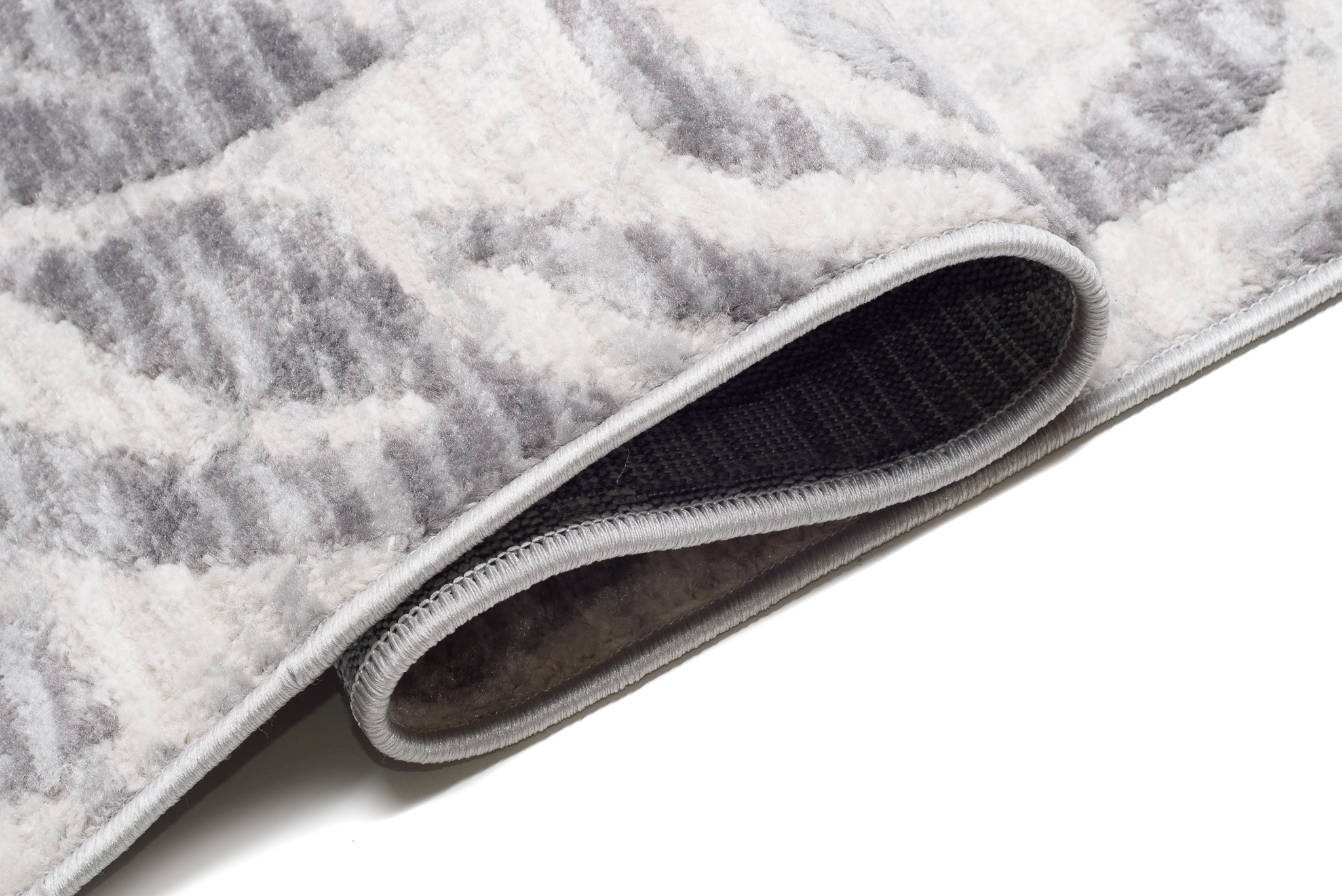Teppich Valley Grau Abstrakt Zebra Streifen