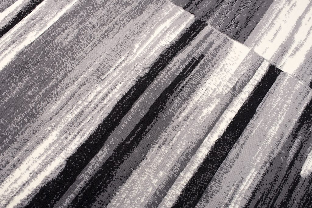 Teppich Dream Abstrakt Grau Schwarz Linien
