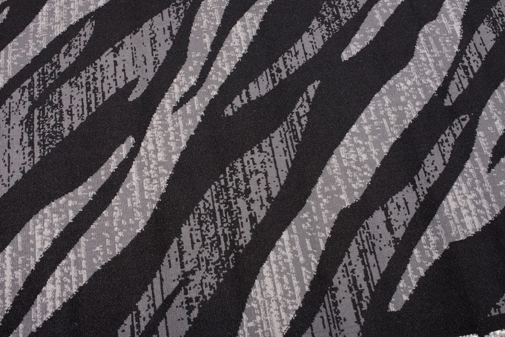 Teppich Dream Modern Grau Schwarz Tigermotiv