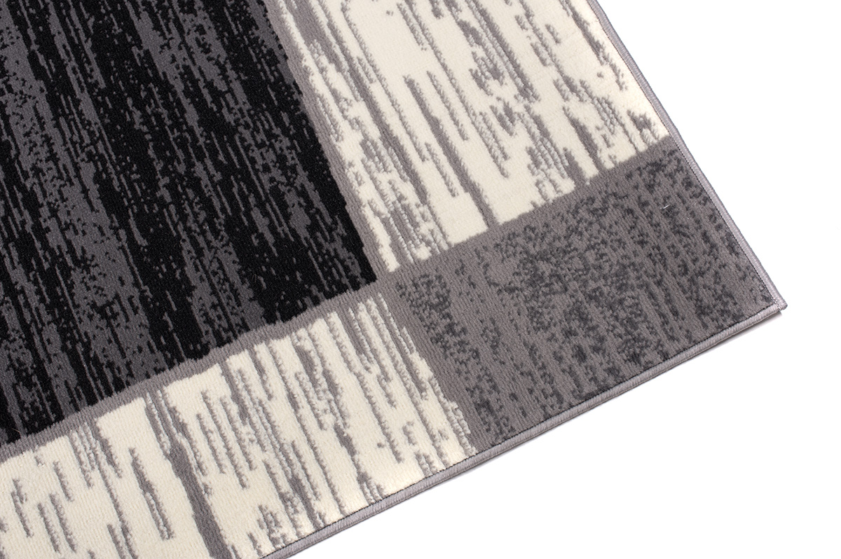 Teppich Dream Grau Geometrisch Rechtecke Quadrate