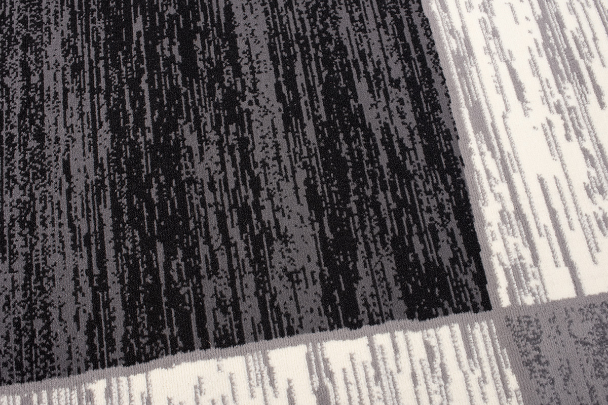 Teppich Dream Grau Geometrisch Rechtecke Quadrate
