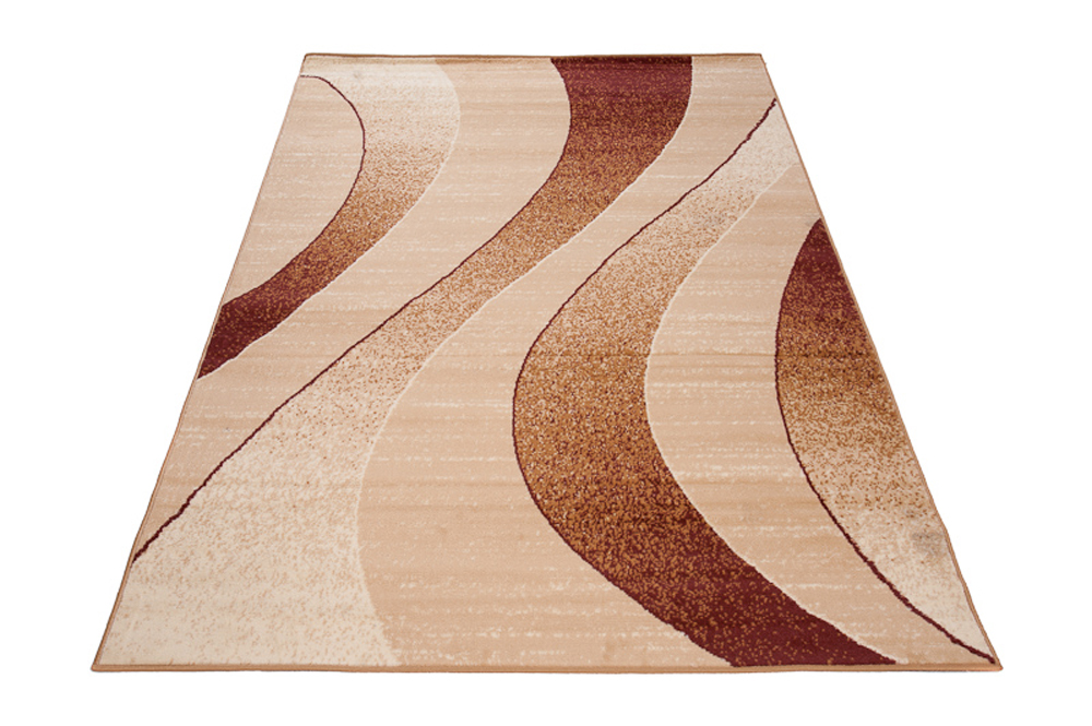 Teppich Dream Modern Hell Braun Beige Wellen