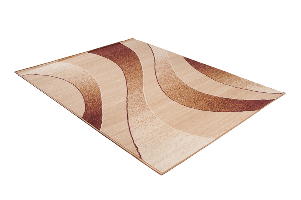 Teppich Dream Modern Hell Braun Beige Wellen