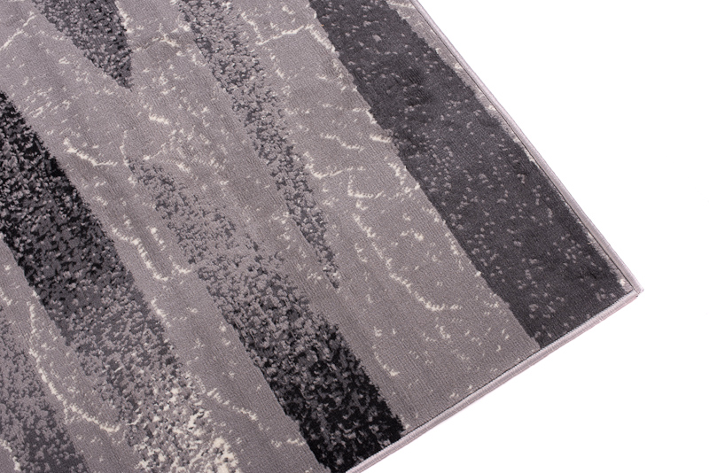 Teppich Dream Modern Grau Schwarz Linien