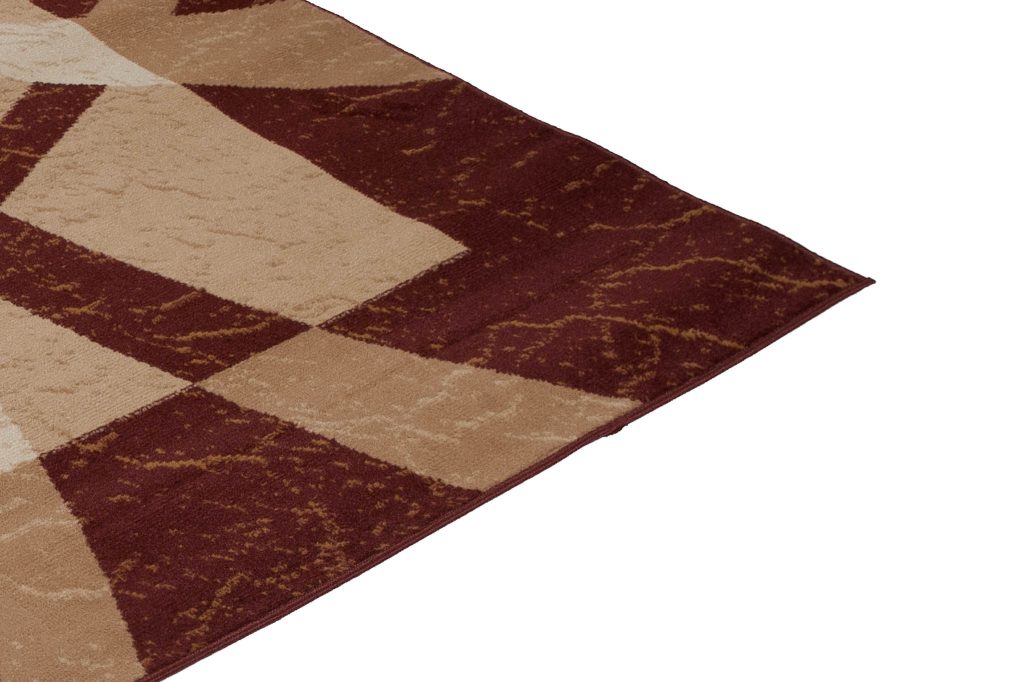 Teppich Dream Braun Beige Rahmen Linien
