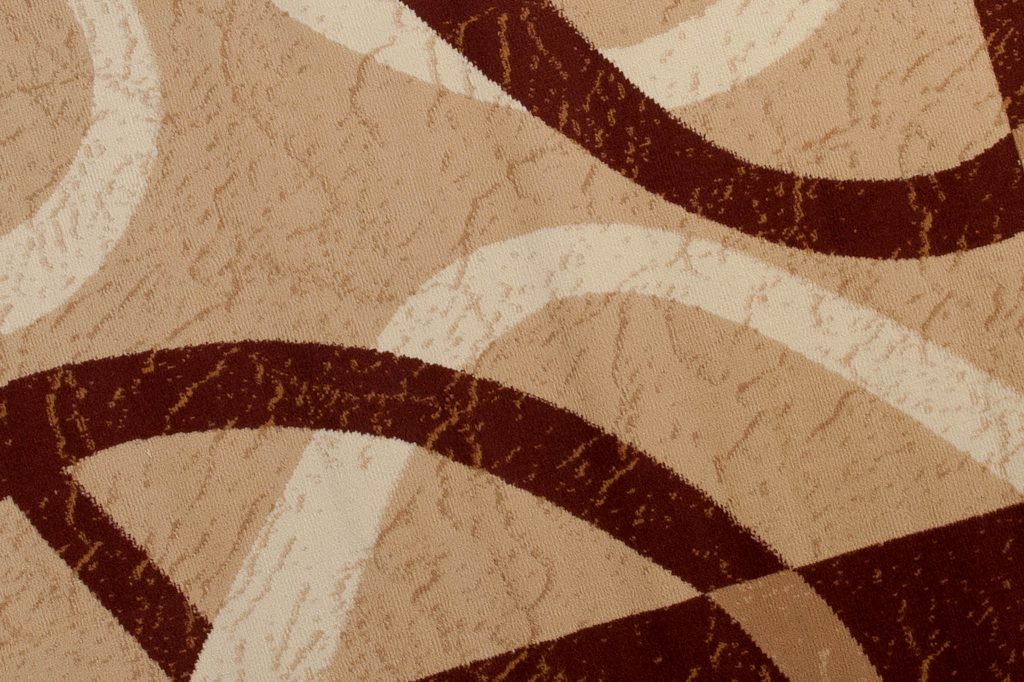 Teppich Dream Braun Beige Rahmen Linien