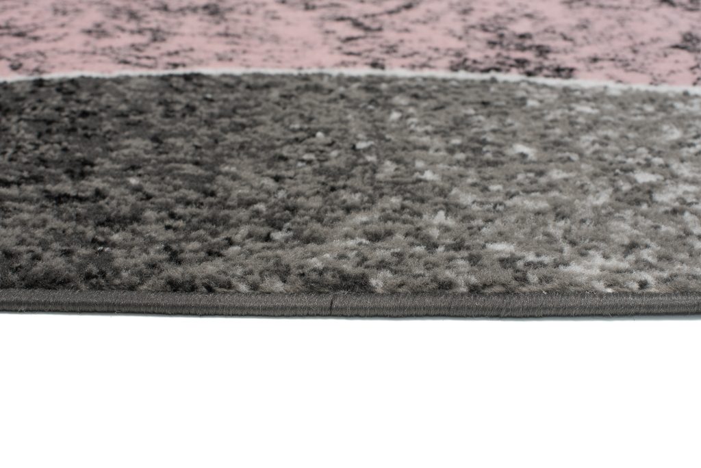 Teppich Dream Modern Grau Rosa Wellen