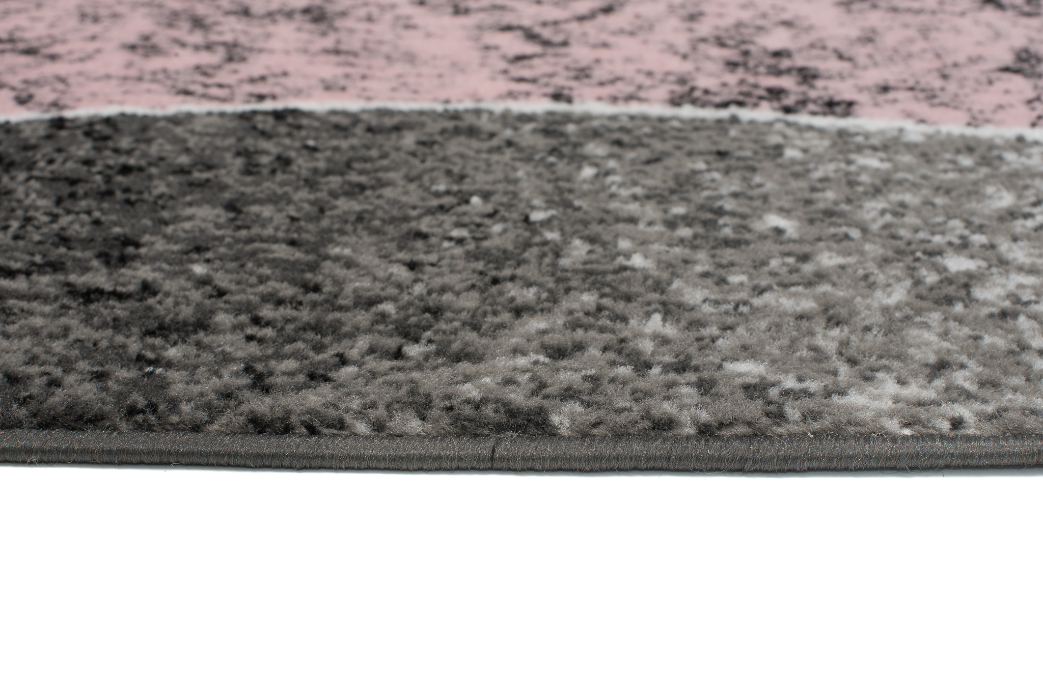 Teppich Dream Modern Grau Rosa Wellen