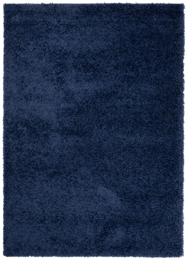 Teppich Essence Shaggy Einfarbig Marineblau
