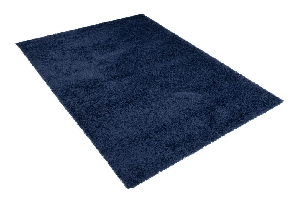 Teppich Essence Shaggy Einfarbig Marineblau