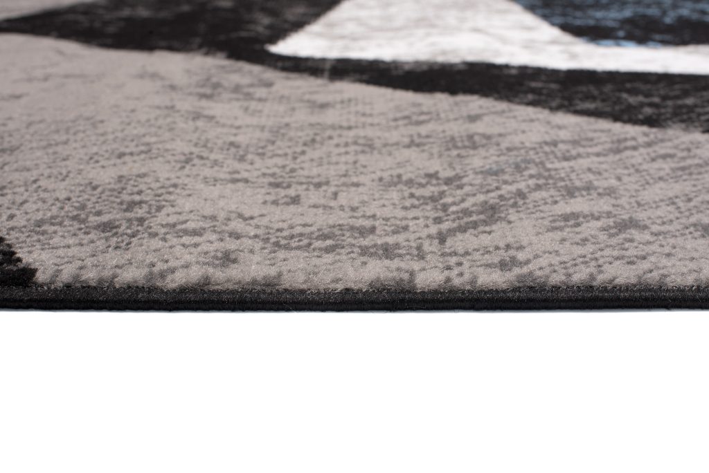 Teppich Dream Geometrisch Grau Blau Quadrate