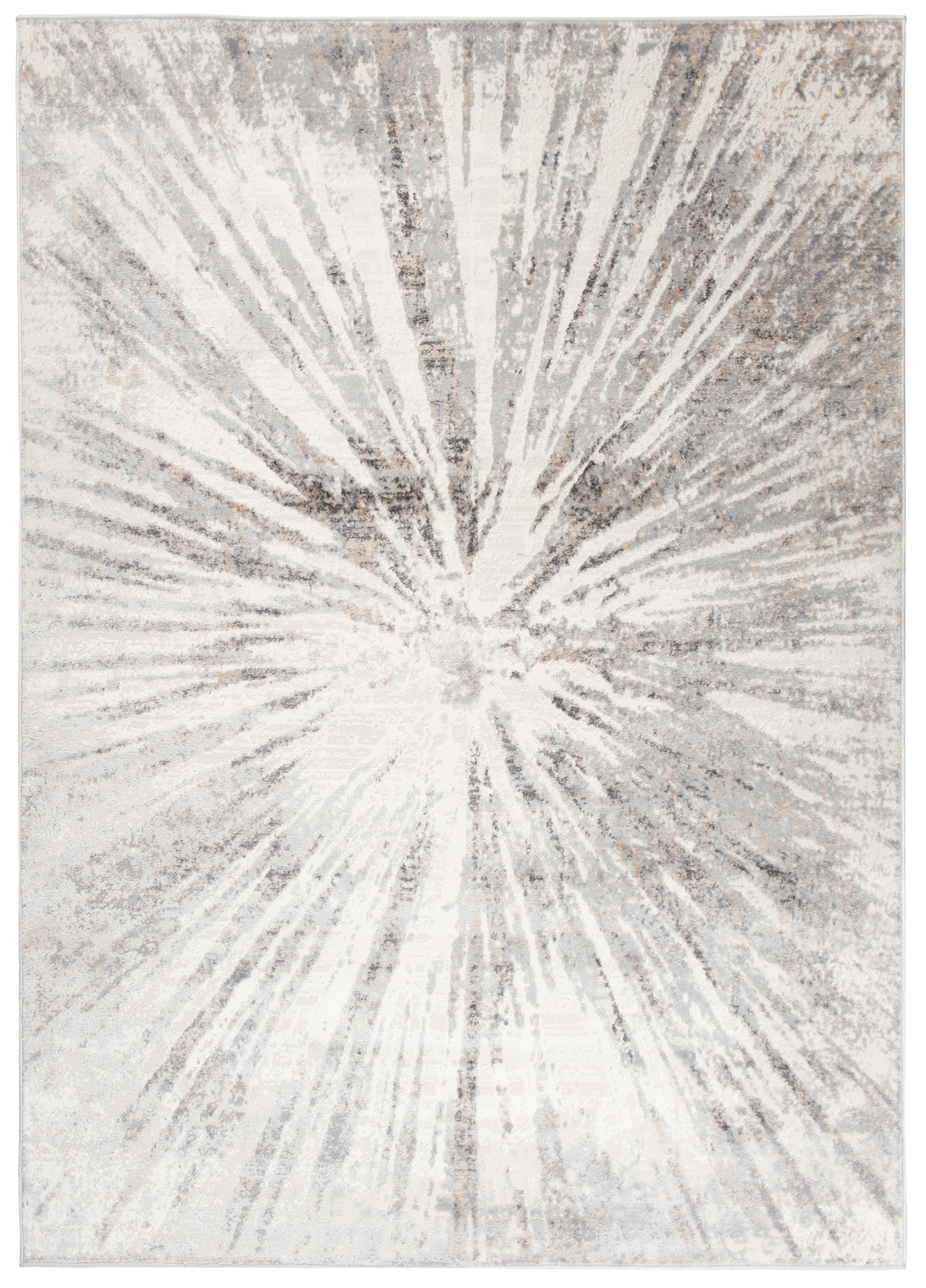 Teppich Valley Grau Beige Abstrakt Glass