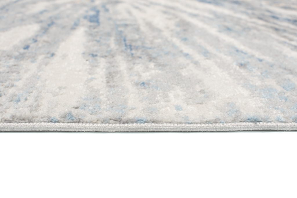 Teppich Valley Grau Blau Abstrakt Glass