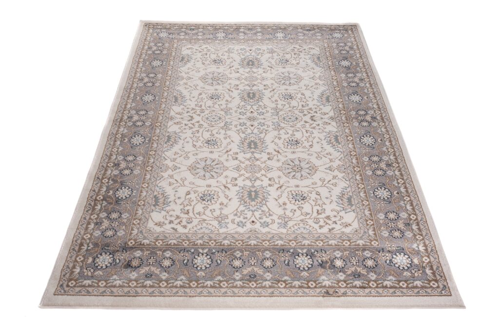 Teppich Colorado Traditionell Creme Beige Grau