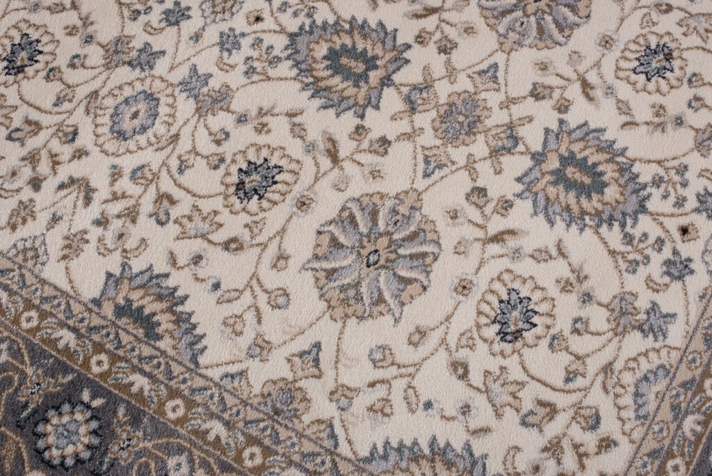 Teppich Colorado Traditionell Creme Beige Grau