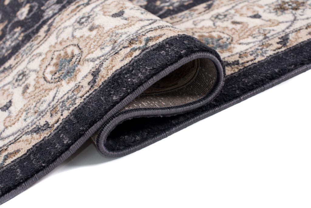 Teppich Colorado Classic Schwarz Creme