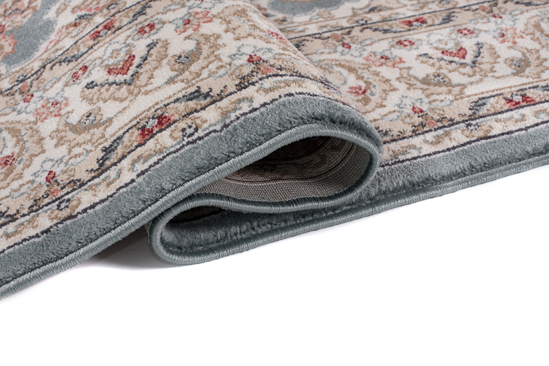 Teppich Colorado Blau Creme Rot Traditionell