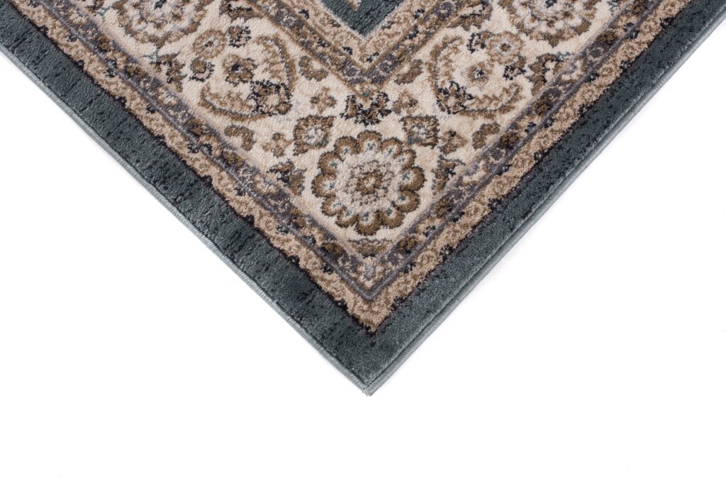 Teppich Colorado Traditioneller Blau Beige Floral