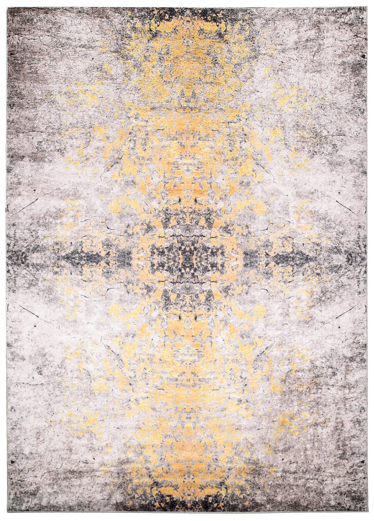 Teppich Victoria Dunkelbraun Orange
