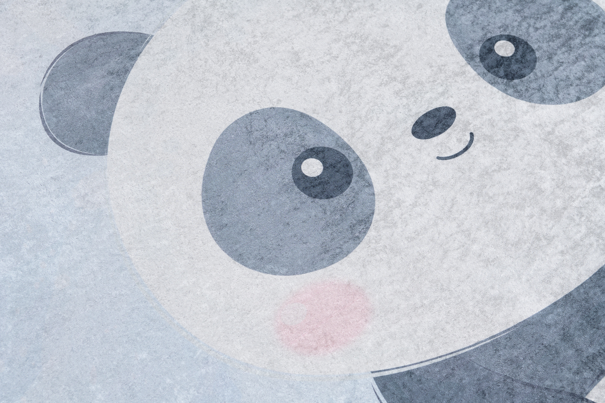 Teppich Emma Grau Blau Panda Anti-Rutsch