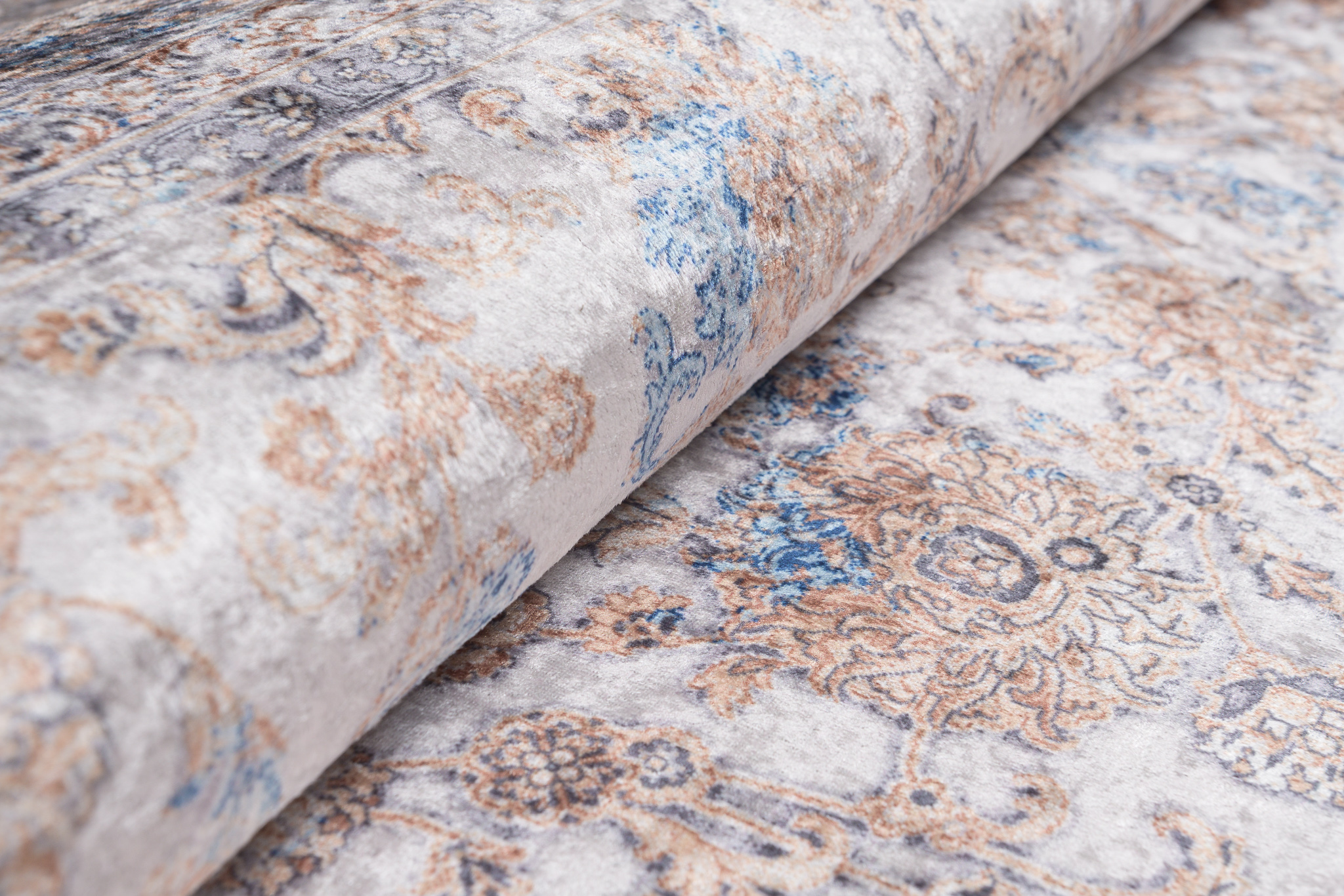 Teppich Victoria Vintage Kleine Ornamente Hell