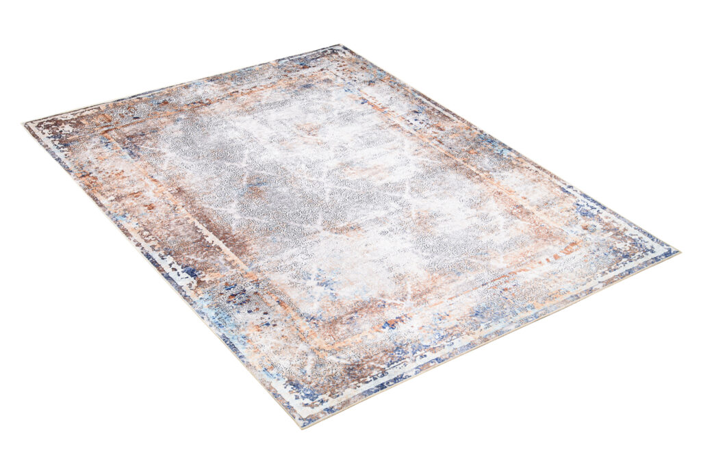 Teppich Victoria Vintage Marineblau Kupfer