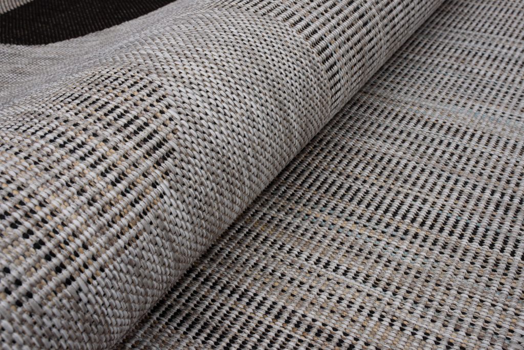 Teppich Melissa Grau Schwarz Geometrisch Indoor Outdoor