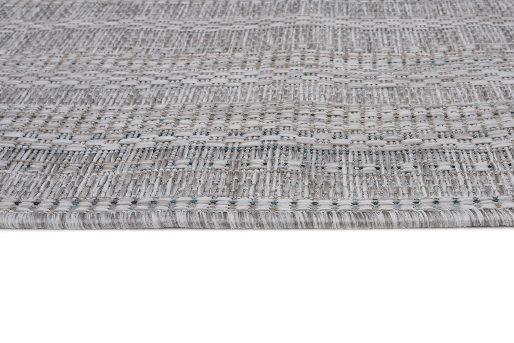 Teppich Melissa Grau Melange Geometrisch Indoor Outdoor