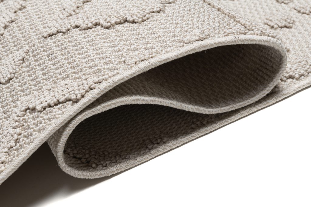 Teppich Timber Indoor Outdoor Beige Ethno Fransen