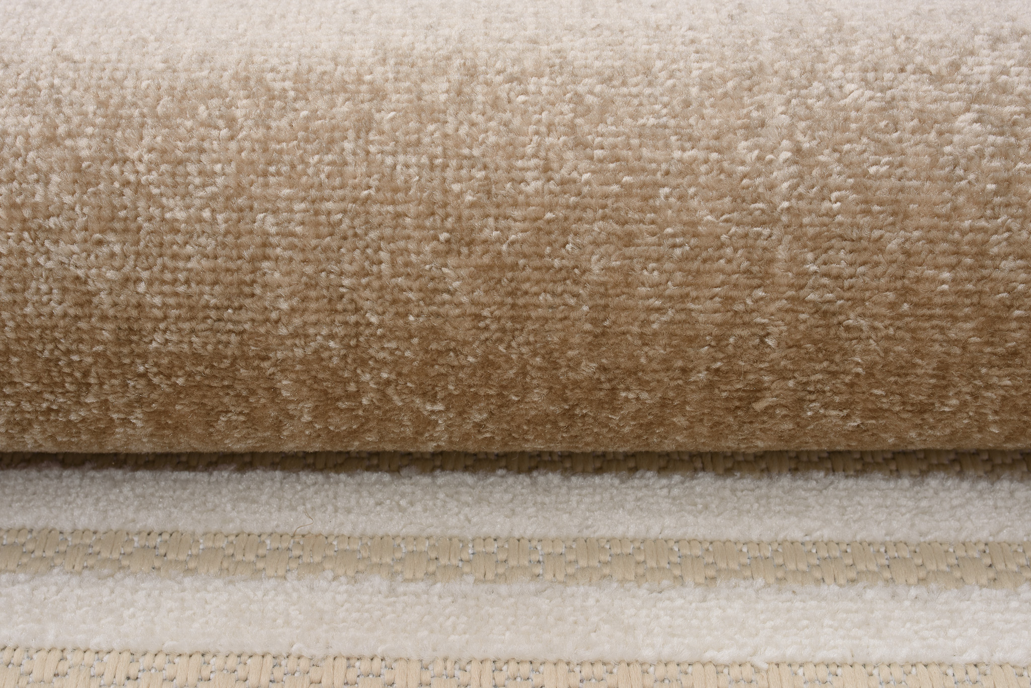 Teppich Outdoor Patio Creme Braun