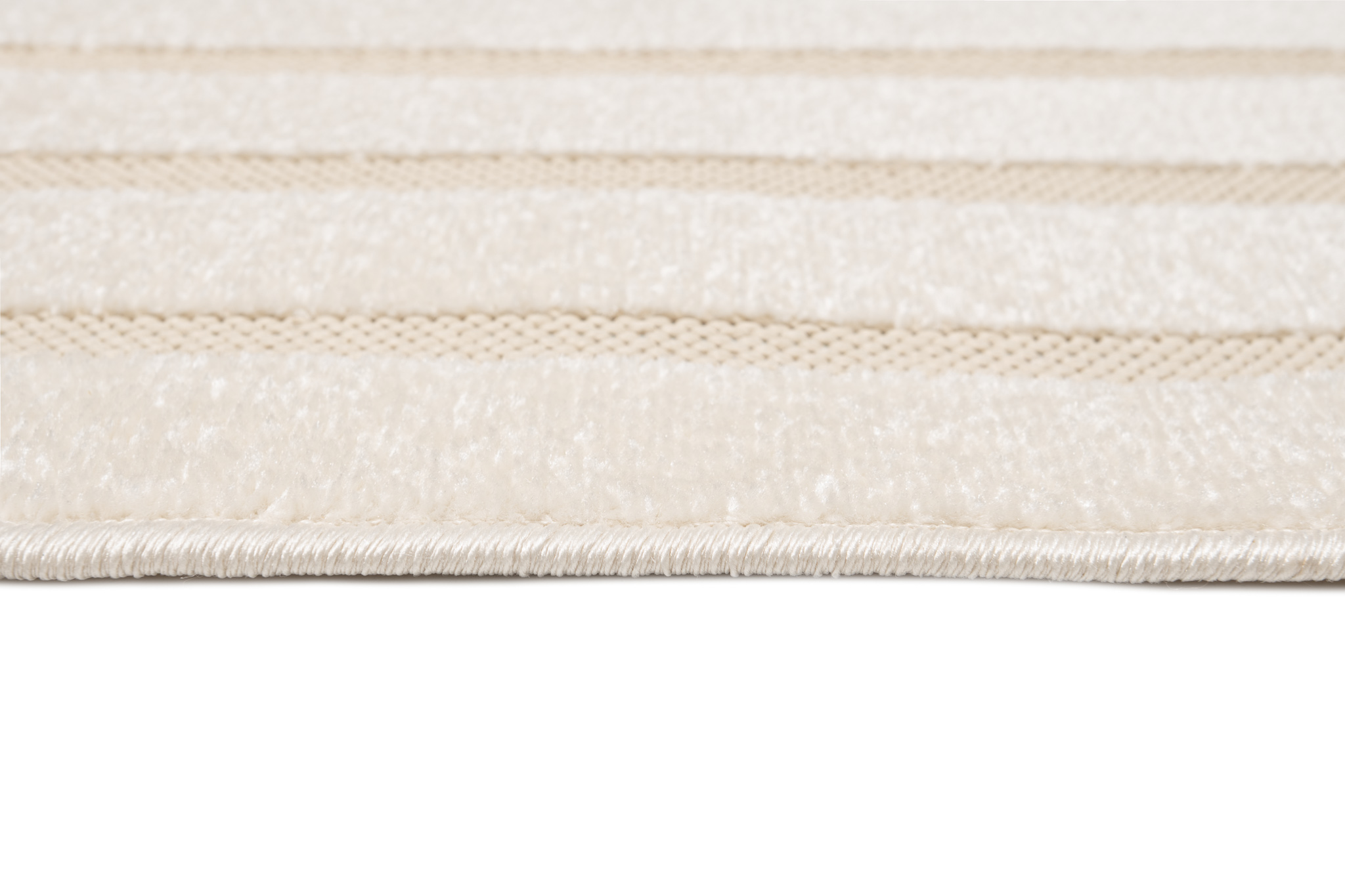 Teppich Outdoor Patio Creme Streifen