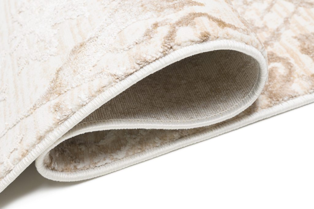 Teppich Hera Creme Beige Ornamente Vintage 3D-Effekt