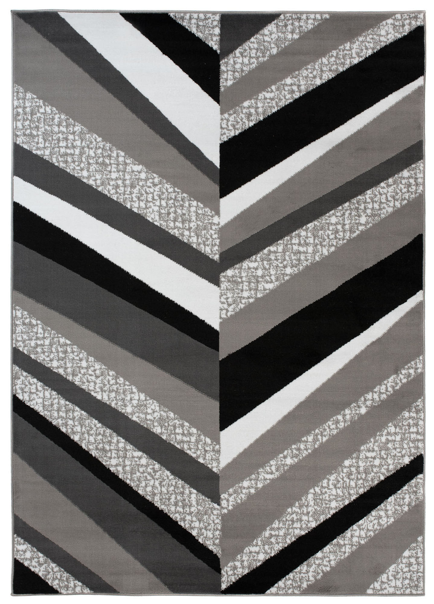 Teppich Maya Grau Geometrisch Linien