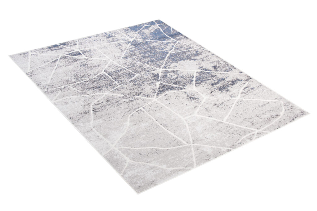 Teppich Sky Grau Blau Abstrakt Linien