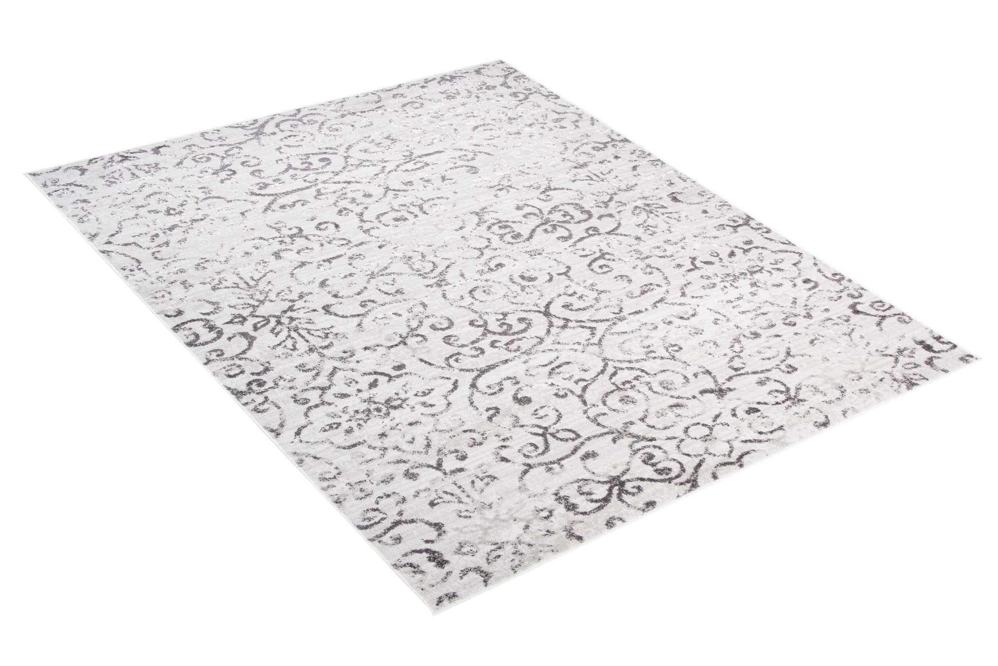 Teppich Sky Grau Vintage Floral Ornamente