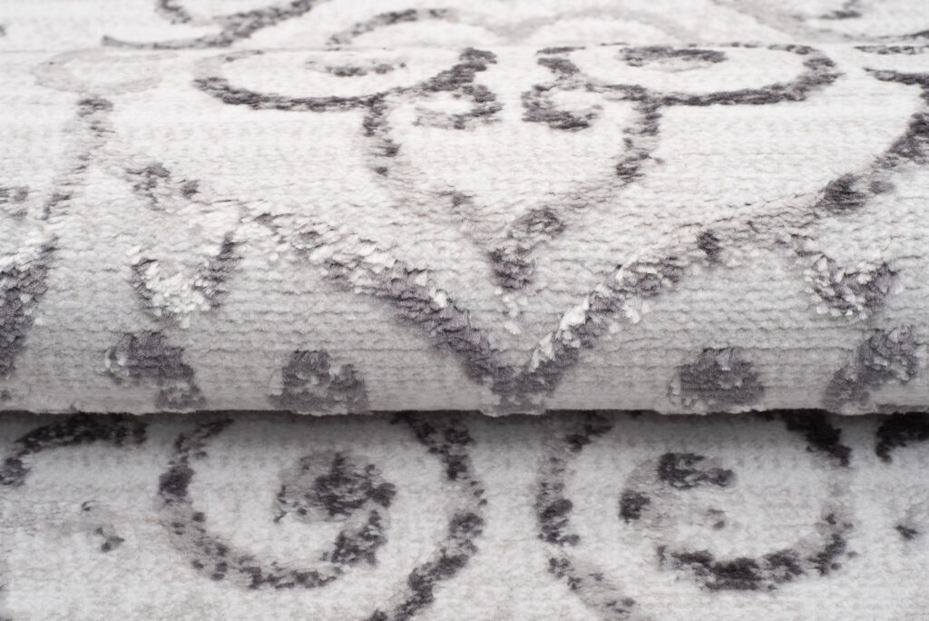Teppich Sky Grau Vintage Floral Ornamente