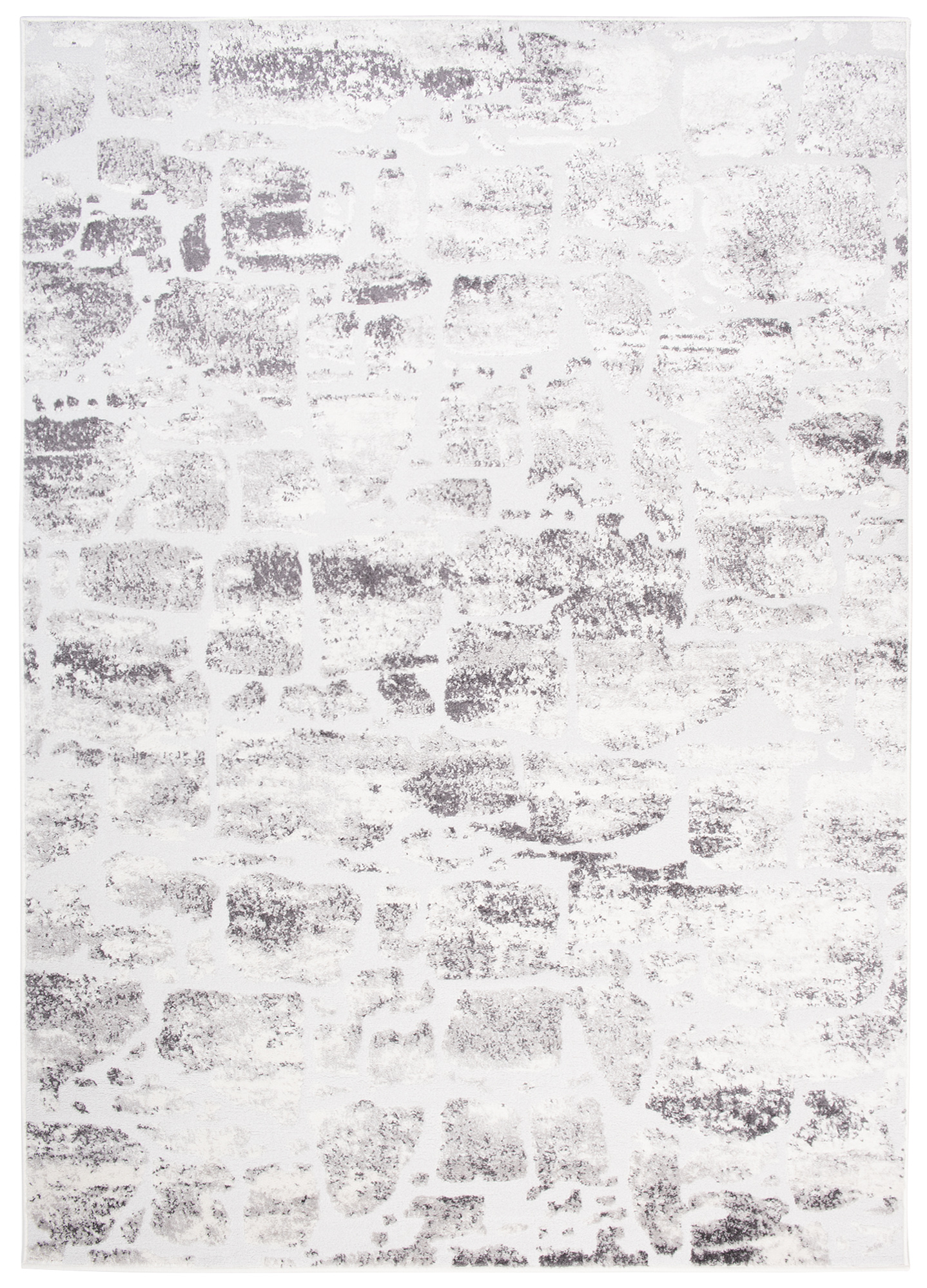 Teppich Sky Grau Beige Abstrakt Verwischungen