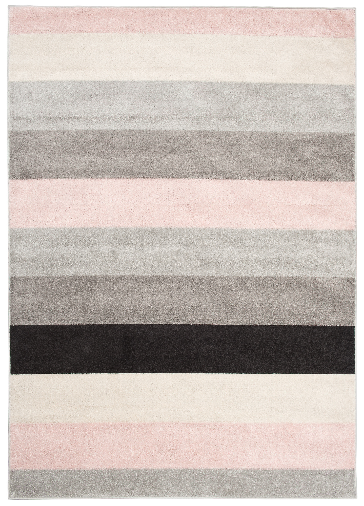 Teppich Lazur Hellgrau Rosa Geometrisch Linien