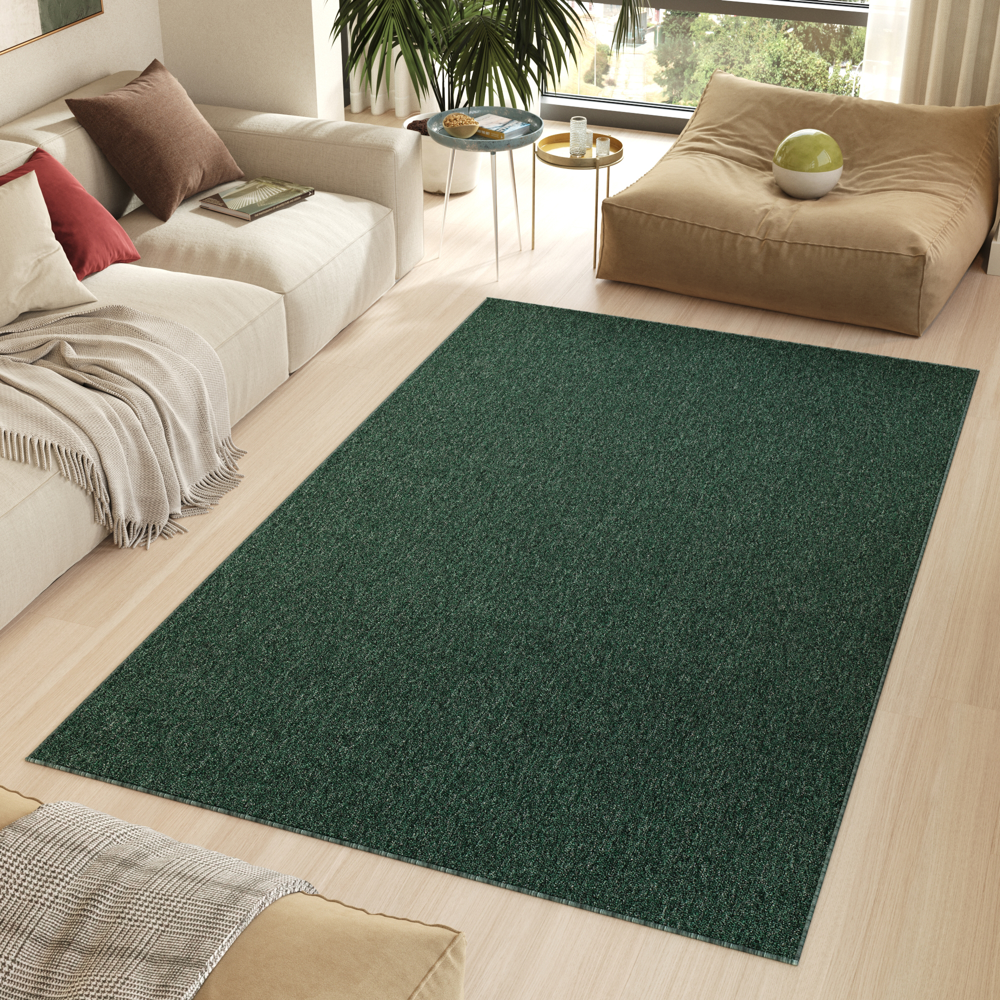 Teppich Nizza Grün Modern Antirutsch