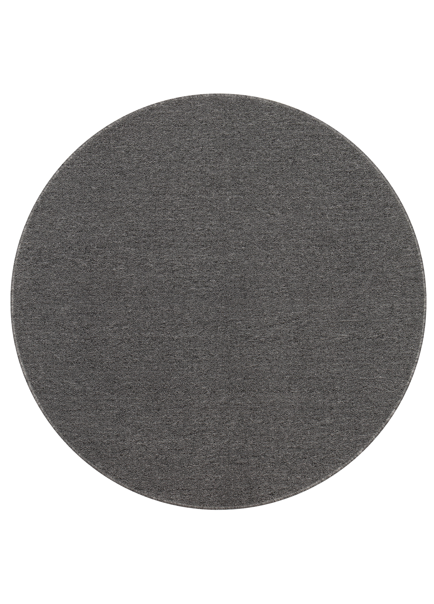 Teppich Nizza Rund Grau Modern Antirutsch
