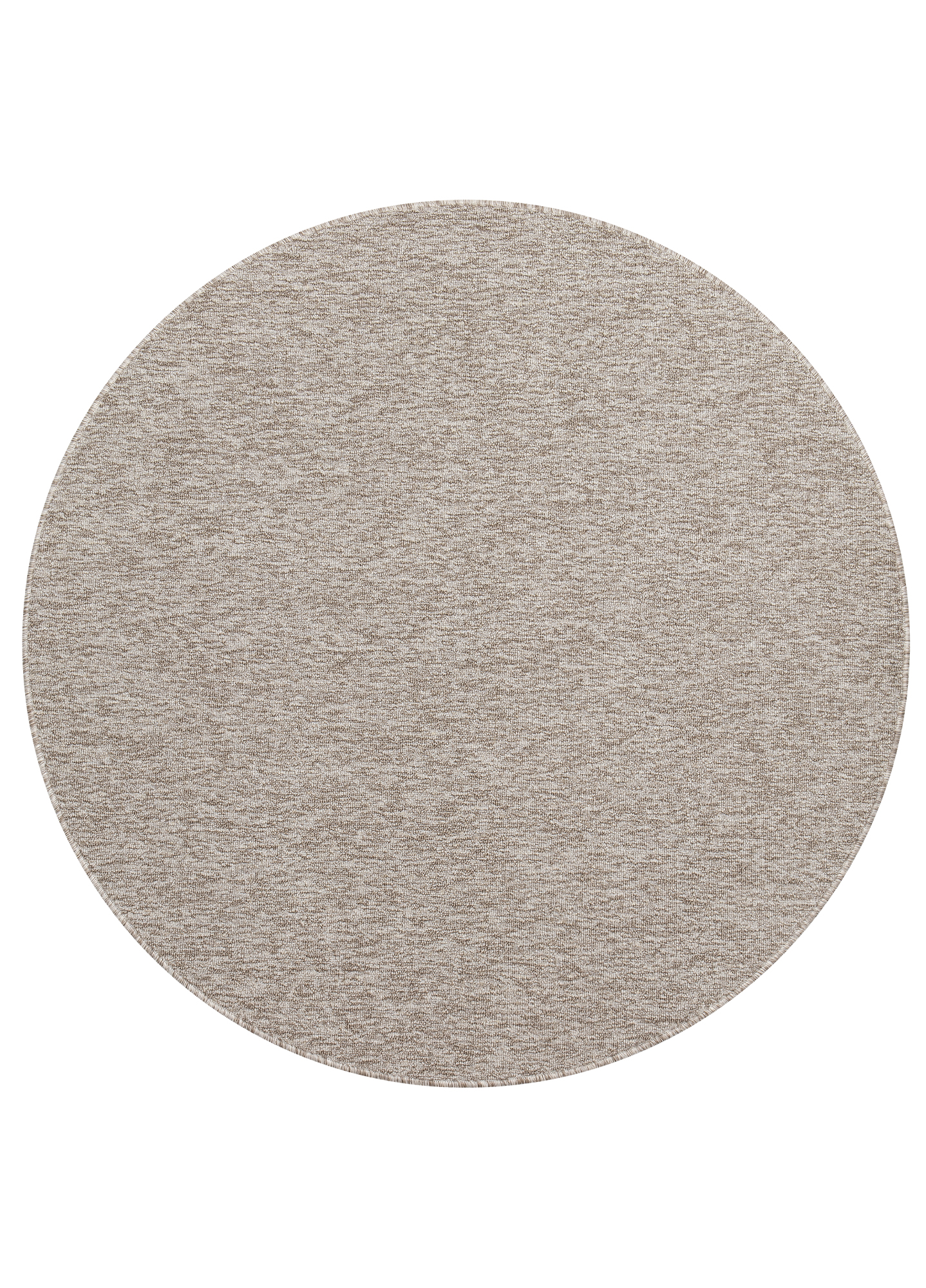 Teppich Nizza Rund Hellbeige Modern Antirutsch