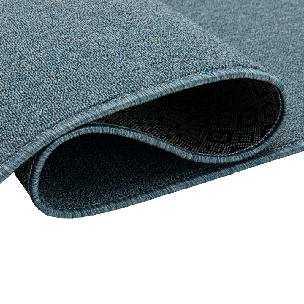 Teppich Nizza Blau Modern Antirutsch